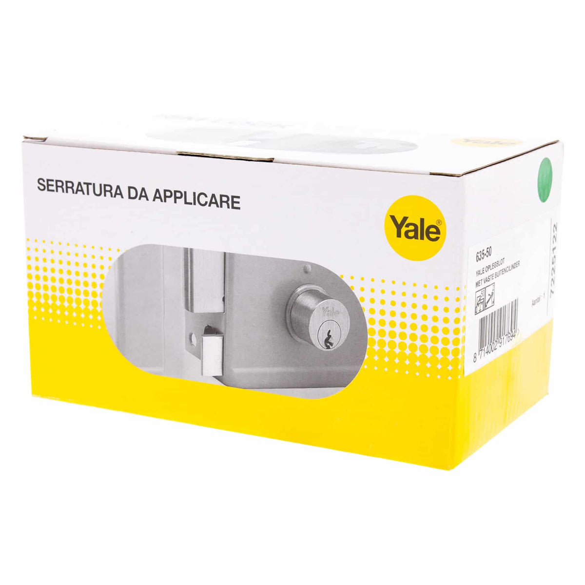 Yale oplegslot 634/635 detailfoto 2