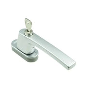 AMI draai-kiep raamgreep type 812 F1 aluminium - vooraanzicht