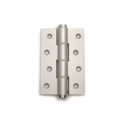 DX Justor deurveerscharnier enkelwerkend 120/30 mm zilvergrijs vooraanzicht