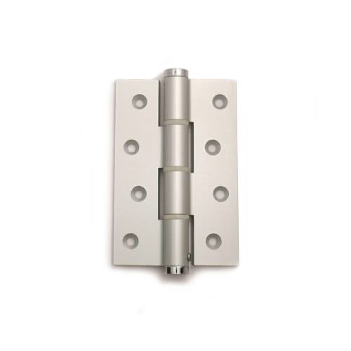 DX Justor deurveerscharnier enkelwerkend 120/30 mm zilvergrijs vooraanzicht
