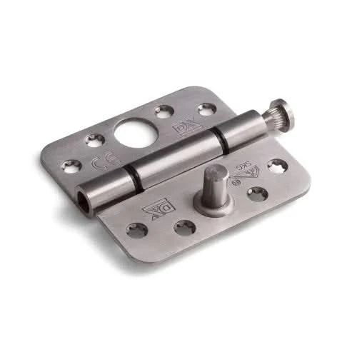 Dulimex glijlagerscharnier SKG*** 89x89 mm RVS geborsteld vooraanzicht