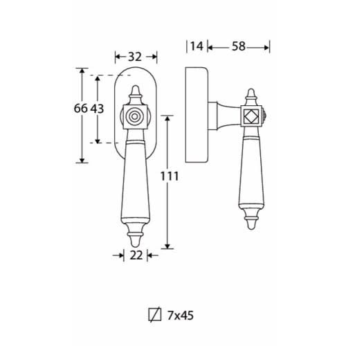 Artitec Mi Satori draaikiepgarnituur Roman Bakeliet messing gelakt – detail