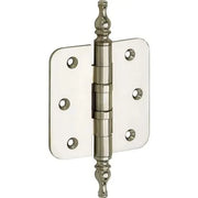 Artitec Mi Satori kogellagerscharnier ronde hoek vaas 89x89mm glans nikkel - vooraanzicht