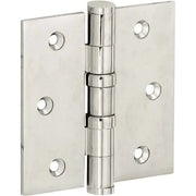 Artitec Mi Satori kogellagerscharnier rechte hoek vlak 89x89mm glans nikkel - vooraanzicht