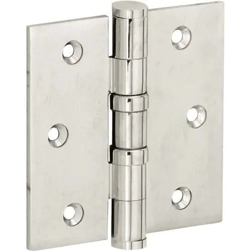 Artitec Mi Satori kogellagerscharnier rechte hoek vlak 89x89mm glans nikkel - vooraanzicht