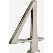Artitec Mi Satori huisnummer 4 Roman 120 mm mat nikkel PVD vooraanzicht