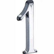 Artitec Mi Satori huisnummer 1 Roman 50 mm glans chroom vooraanzicht