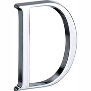 Artitec Mi Satori huisletter D Roman 50mm glans chroom - vooraanzicht