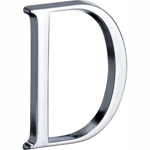 Artitec Mi Satori huisletter D Roman 50mm glans chroom - vooraanzicht