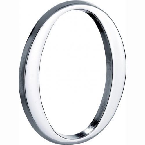 Artitec Mi Satori huisnummer 0 Roman 120mm glans chroom - vooraanzicht