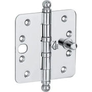 Artitec Mi Satori kogellagerscharnier ronde hoek bol 89 x 89 mm glans chroom – vooraanzicht