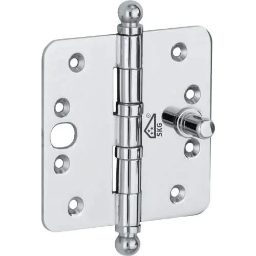 Artitec Mi Satori kogellagerscharnier ronde hoek bol 89 x 89 mm glans chroom – vooraanzicht