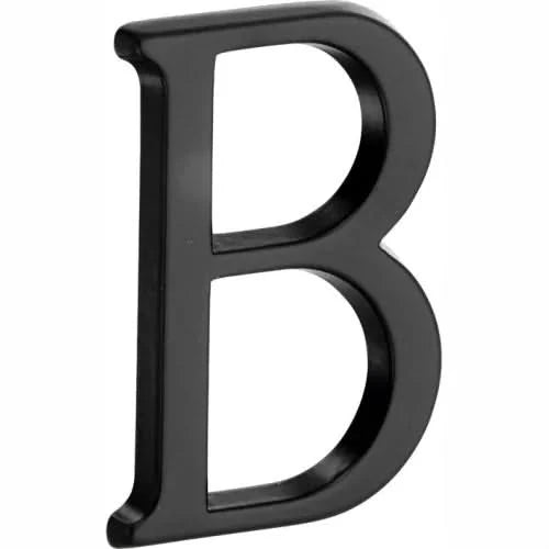Artitec Mi Satori huisletter Roman B mat zwart – vooraanzicht