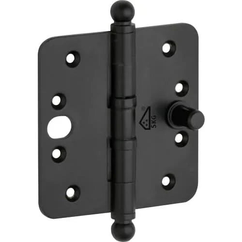 Artitec Mi Satori kogellagerscharnier SKG3 bol 89x89 mm mat zwart - vooraanzicht