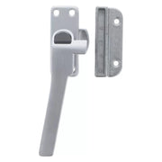 Starx raamsluiting links met nok en knop aluminium – vooraanzicht