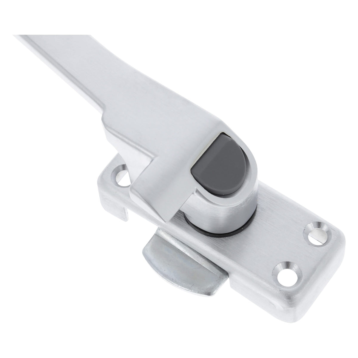 Starx raamsluiting links met nok en knop aluminium – detail