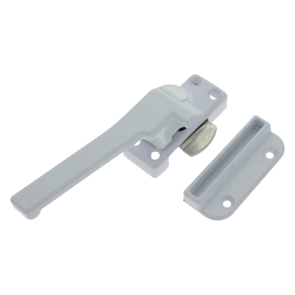 Starx raamsluiting links met nok en knop wit – detail
