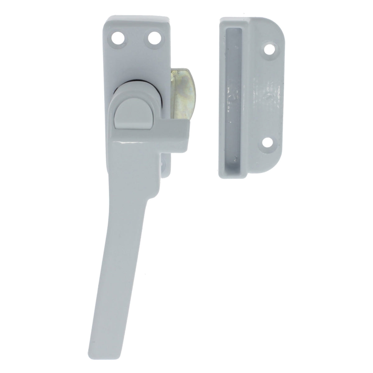 Starx raamsluiting links met nok en knop wit – detail
