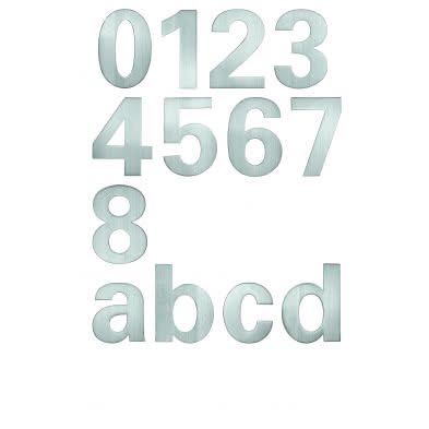 Artitec Mi Satori huiscijfer 8 rvs mat 120 mm – vooraanzicht