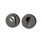 Hardbrass Nika UTB veiligheidsrozet PVD gunmetal – vooraanzicht