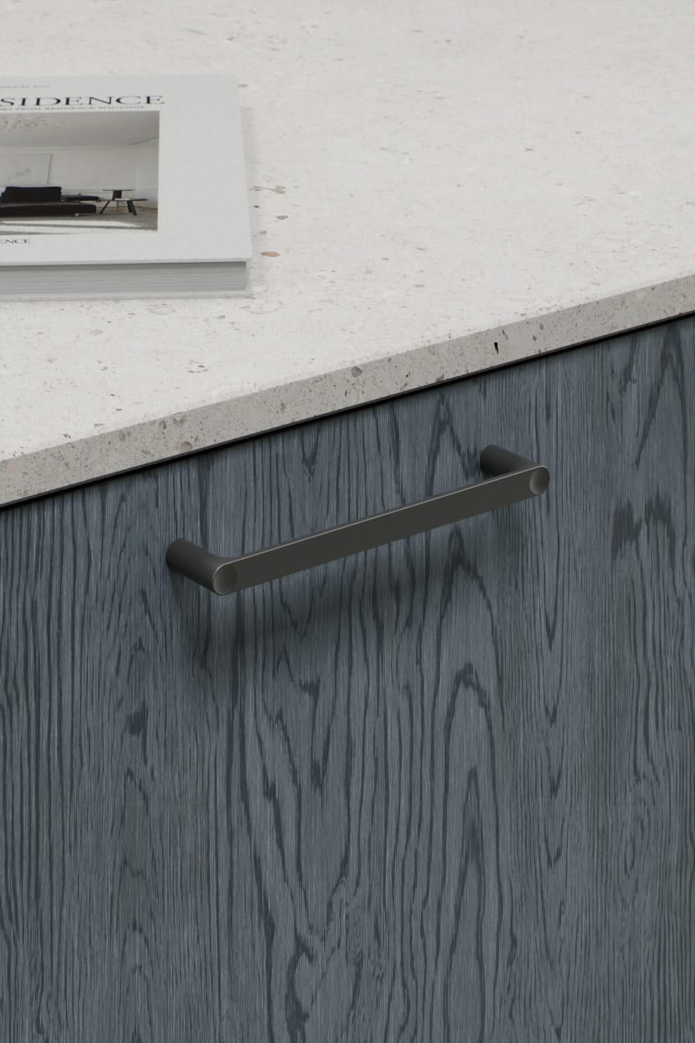 Furnipart Punto Handle meubelgreep mat zwart sfeerbeeld
