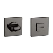 Aprile Prestige WC-garnituur rozet Antraciet gepolijst PVD 52 x 52 mm - vooraanzicht