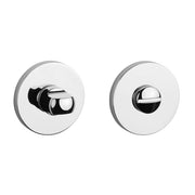 Aprile Comfort WC-garnituur rozet Chroom gepolijst Ø 53 mm - vooraanzicht