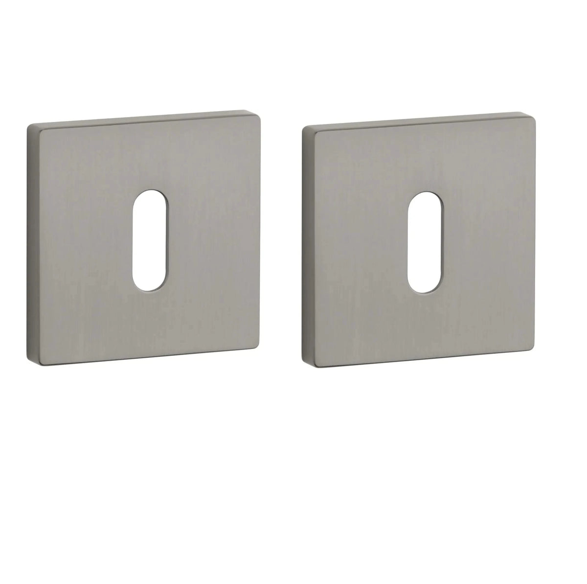 Aprile Premium sleutelrozet 52x52 mm grafiet – vooraanzicht