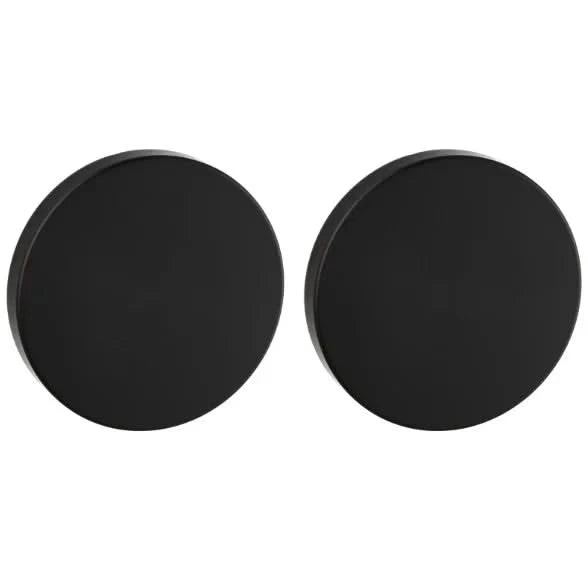 Artitec Permafix blind rozet ø52 mm PVD zwart – vooraanzicht