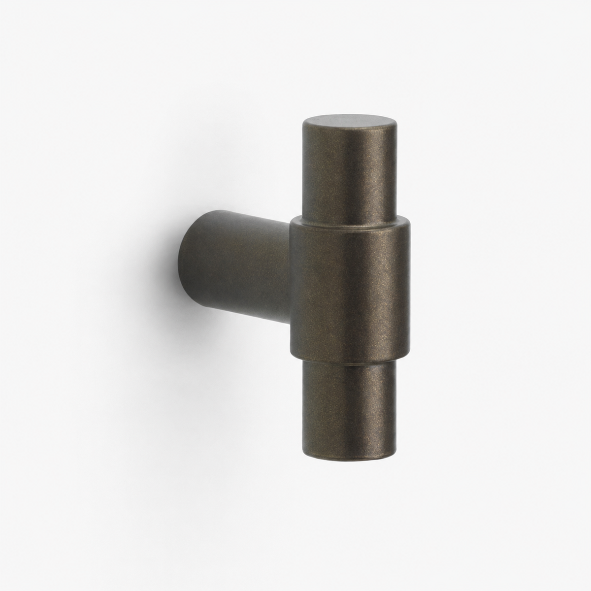 Formani ONE PBKY massieve knop voor knopcilinder in brons, vooraanzicht