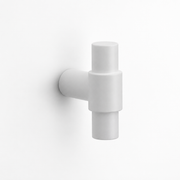 FORMANI ONE PBKY massieve knop voor knopcilinder in wit - vooraanzicht