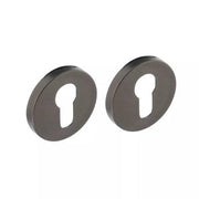 Intersteel cilinderrozet 53x8mm antraciet grijs vooraanzicht