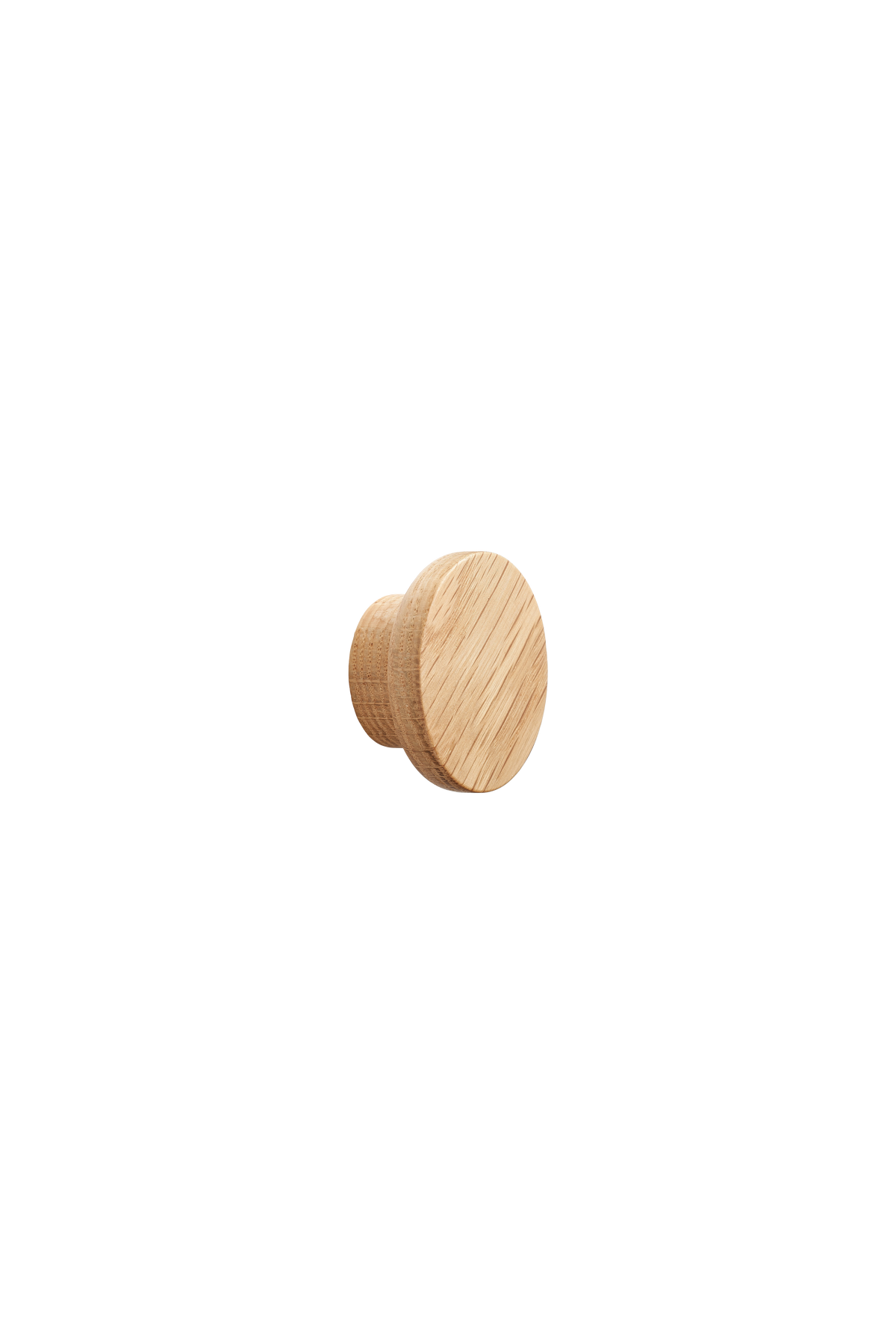 Furnipart Meubelknop Cirkel hout vooraanzicht