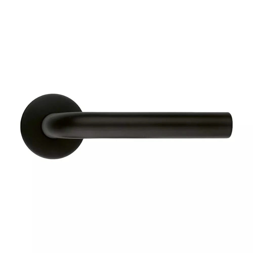 HDD Pro deurkruk L-model 19mm mat zwart Class 3 – vooraanzicht