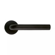 HDD Pro deurkruk L-model 19mm mat zwart Class 3 – vooraanzicht