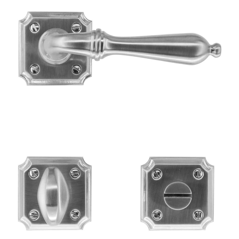 HDD Pro deurkruk Lisa inox-look – zijaanzicht