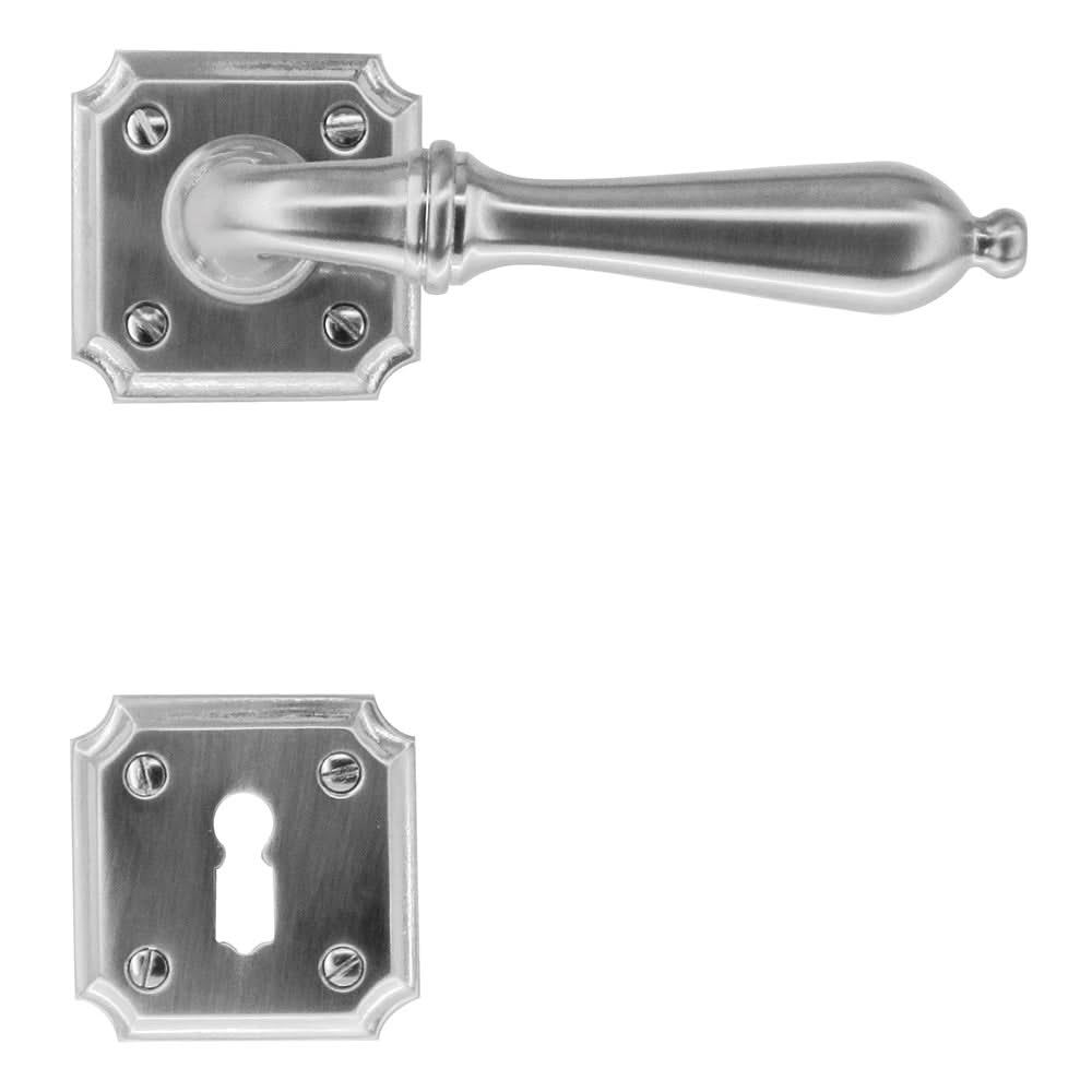 HDD Pro deurkruk Lisa inox-look – op rozet
