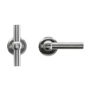 HDD Pro Petana T+L deurkruk inox look vooraanzicht