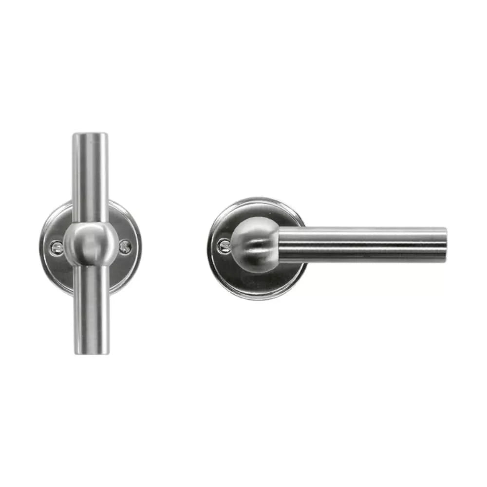 HDD Pro Petana T+L deurkruk inox look vooraanzicht