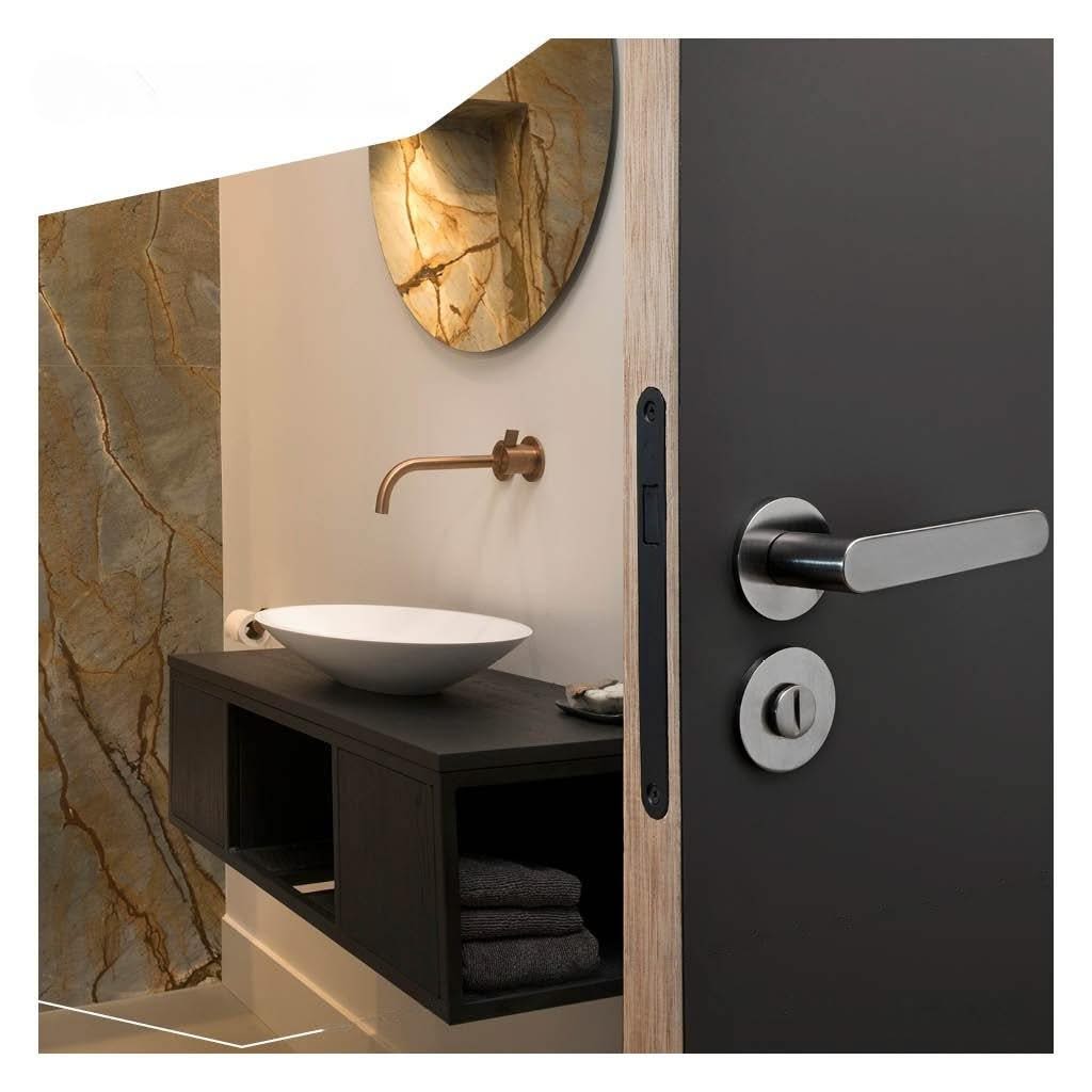 Intersteel magneet badkamer-/toiletslot 63/8 mm zwart – productweergave