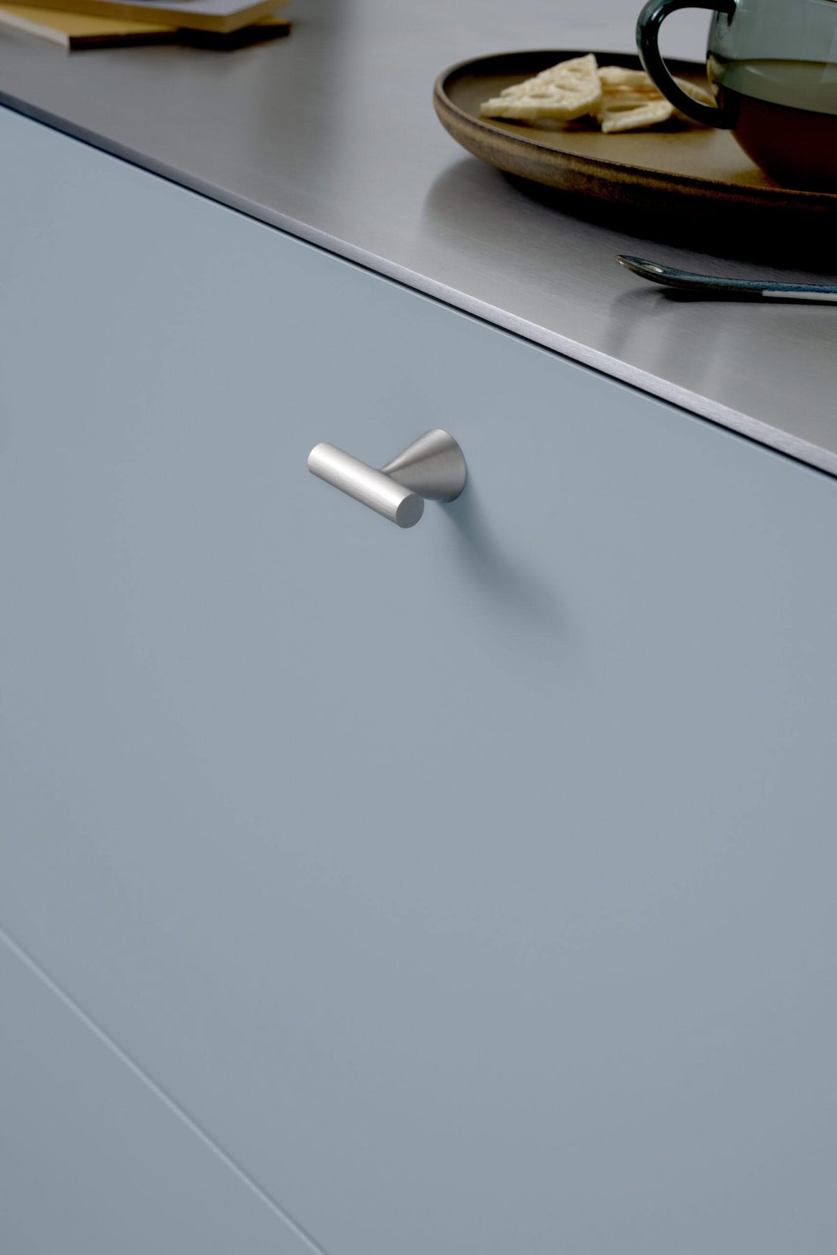 Furnipart meubelknop Delta inox look detail