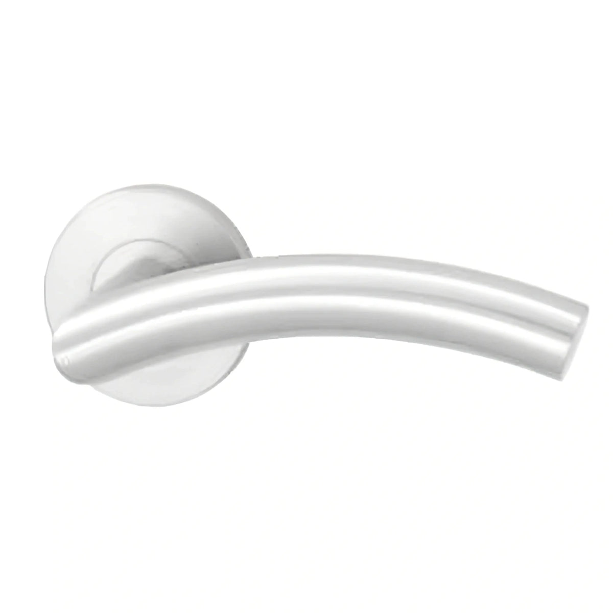 Hafi Private Line deurkruk model 206 rond RVS geborsteld – vooraanzicht
