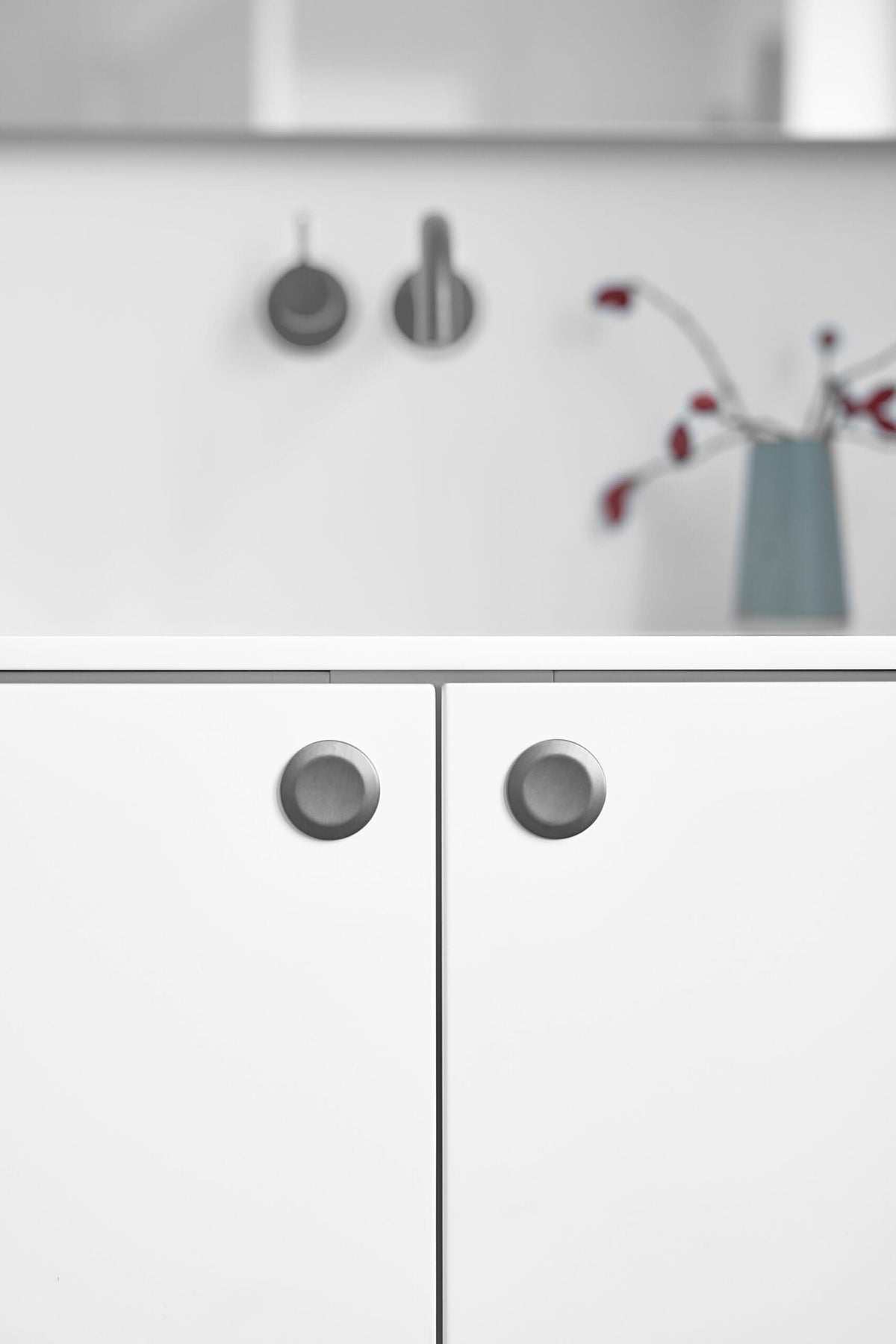 Furnipart Meubelknop Schijf geborsteld antraciet detail