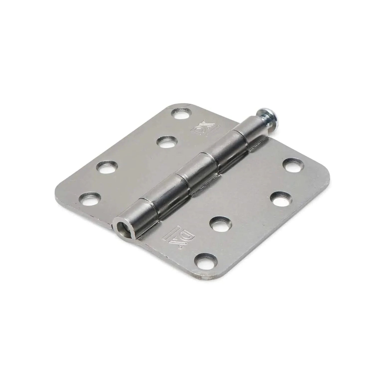 Dulimex DX scharnier losse pen ronde hoeken 89x89 mm verzinkt – vooraanzicht