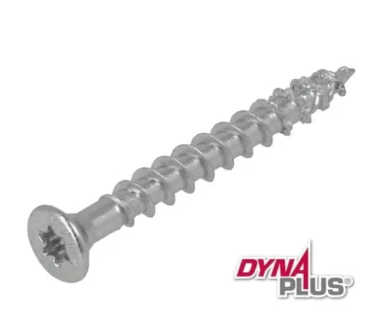 Dynaplus beslagschroef verzinkt platkop 4,5 x 35 mm vooraanzicht