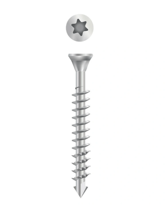 FORMANI scharnierschroef pozidriv brons 3,7 x 30 mm detailfoto