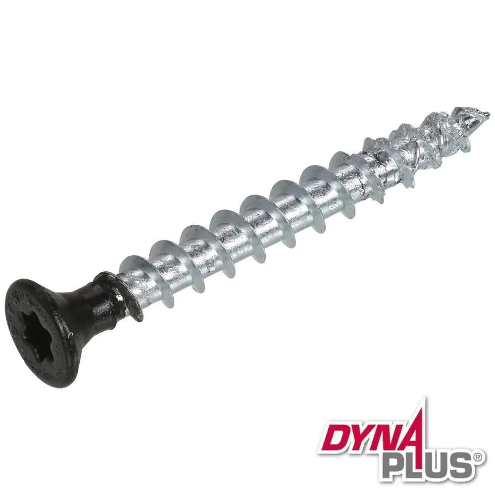 Dynaplus beslagschroef zwarte kop 4,0 x 40 mm vooraanzicht