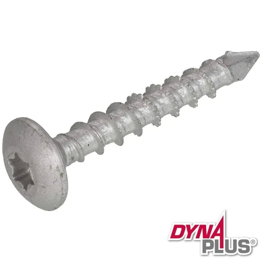 Dynaplus tuinbeslagschroef AR-Silver ovaalkop 6,0x40 mm zilver TX-30 – vooraanzicht