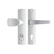 AXA Premium veiligheidsbeslag Wing-knop kruk Arrow PC92 aluminium vooraanzicht