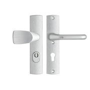 AXA Premium veiligheidsbeslag Wing-knop kruk Flow PC72 aluminium vooraanzicht
